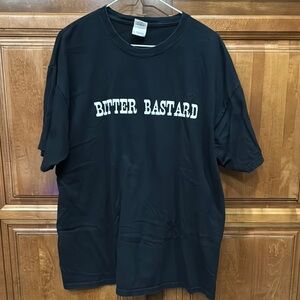 Country Band Gildan Black Short Sleeve Tee with Striking White Text